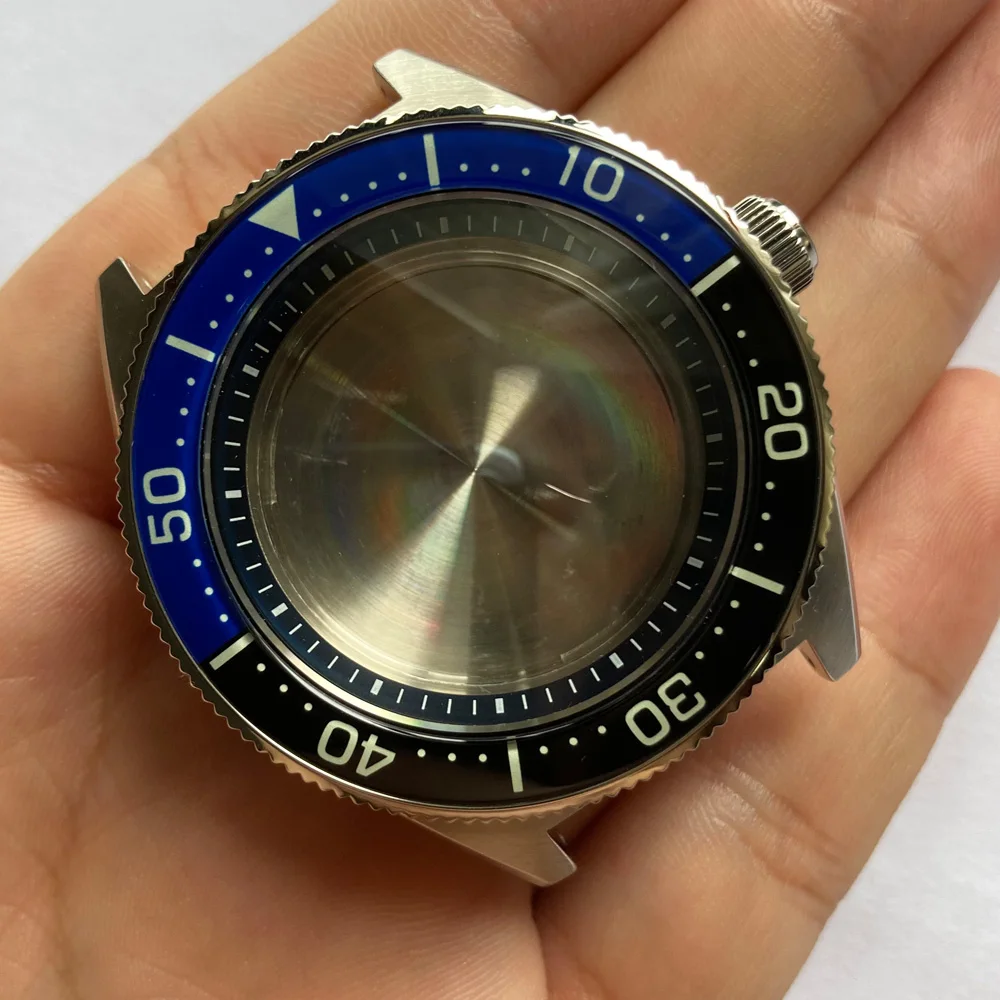 Solid 42.6mm Stainless Steel SBDC053 62Mas Diver Watch Case Black Blue Luminous Insert Sapphire Fit NH35/36 Movement