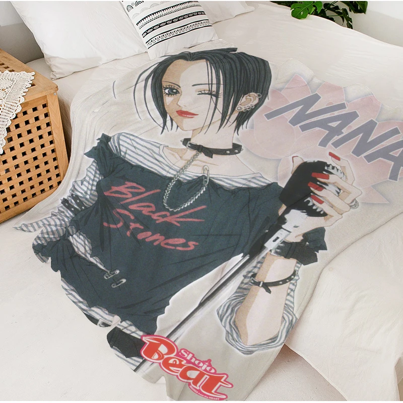 Одеяла для дивана на зиму теплые наколенники в стиле аниме флисовые пушистые