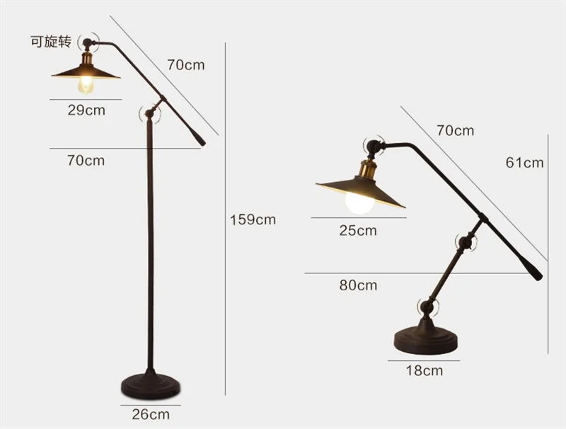Американская ретро-версия прикроватная тумба для гостиной спальни винтажные