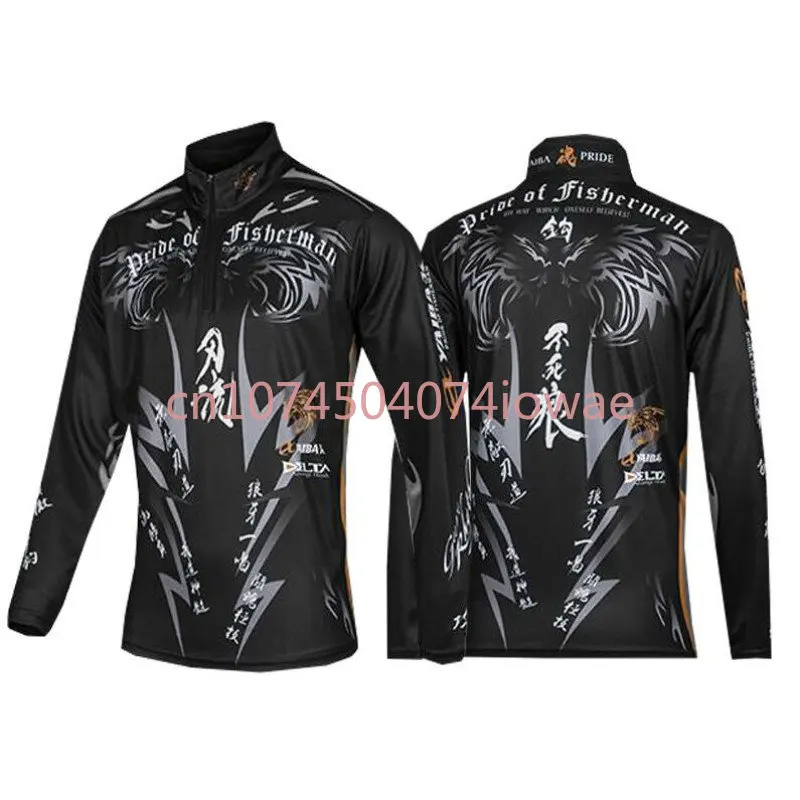 

2024 New Fishing Jacket Long Sleeve Quick Dry Fishing Clothing Anti-UV Sunscreen Fishing Clothes Cycling Hiking Fishing Shirt
