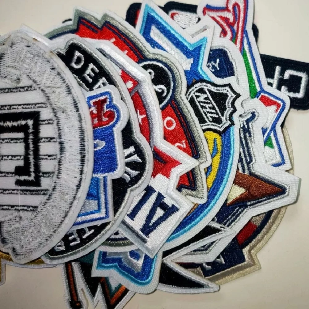 Хоккейная бейсбольная команда серии логотип патчи для железной одежды курток