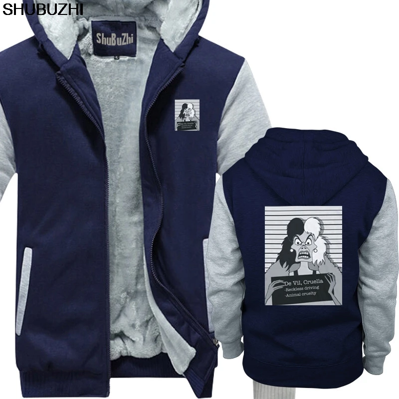 Толстовка Cruella Mugshot теплая куртка с изображением далматинской собаки хипстерская