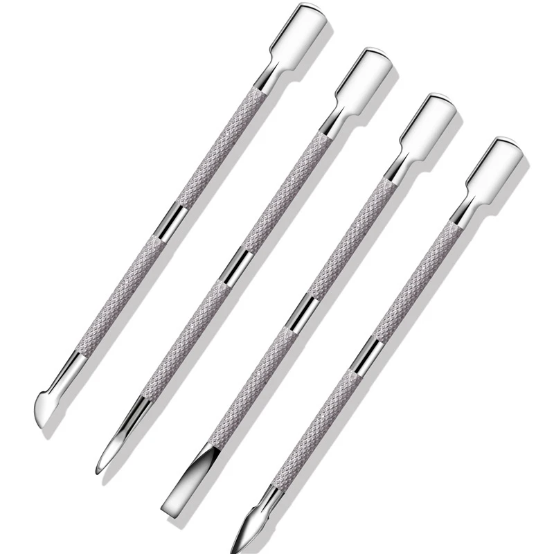 

Double-headed Stainless Steel Push Stick Pusher Cuticle Dead Skin Remover for Pedicure Manicure Nail Art Cleaner Care Tools