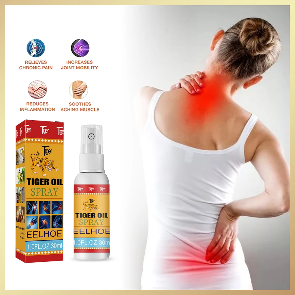 

30ml Tiger Oil Spray for Treating Rheumatic Arthralgia Stasis Shoulder Neck Lumbar Muscle Joint Pain Bruising Swelling Body Care