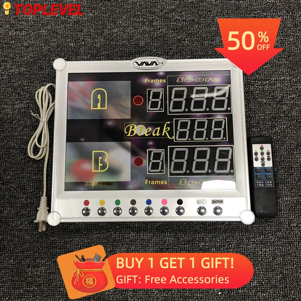 

Snooker Pool Billiard Sport Game Electronic Scoreboard Counter Billiard Point Counter Scoreboardelectronic Sports Scoreboard