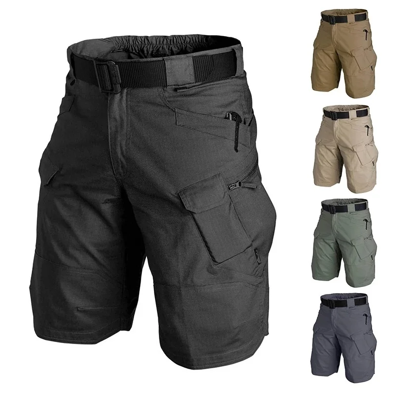 

Men Urban Military Tactical Sorts Outdoor Waterproof Wear-Resistant Caro Sorts Quick Dry Multi-pocket ikin Pants 6XL