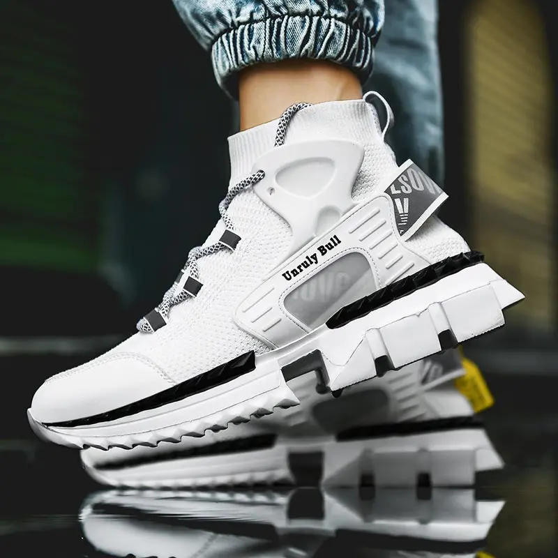 

Высокие износостойкие мужские кроссовки большого размера, мужская спортивная обувь для бега, мужская спортивная обувь для корзины, мужские...