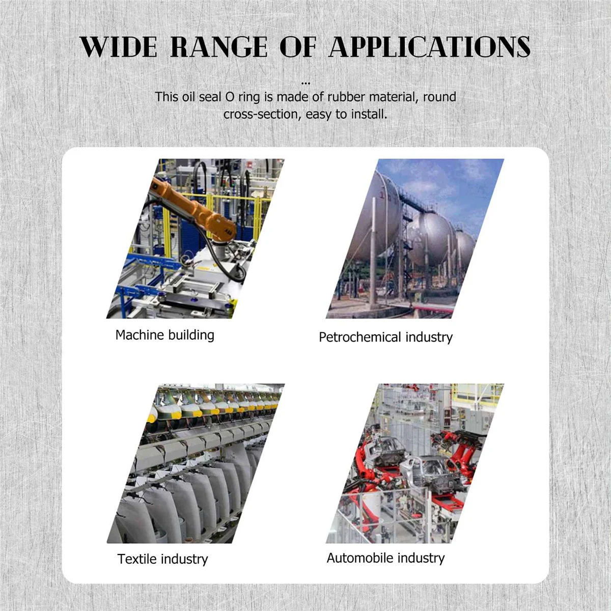 10 шт. уплотнительные кольца из черной резины 8x4x2 мм