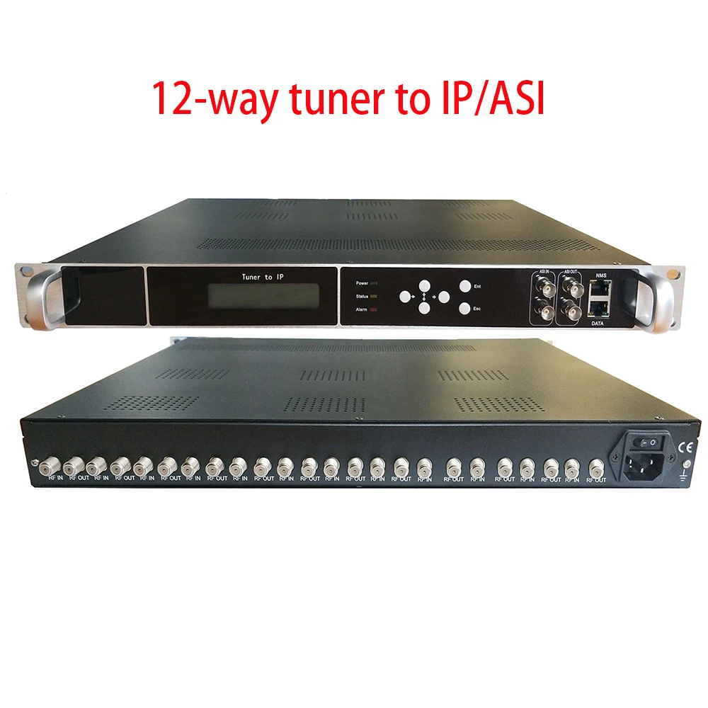 Фото 12-канальный IP-шлюз-тюнер для приема DVB-C, DVB-T, DVB-T2, DVB-S, DVB-S2, ISDB-T, ATSC для оборудования спутникового радио- и телевещания №2