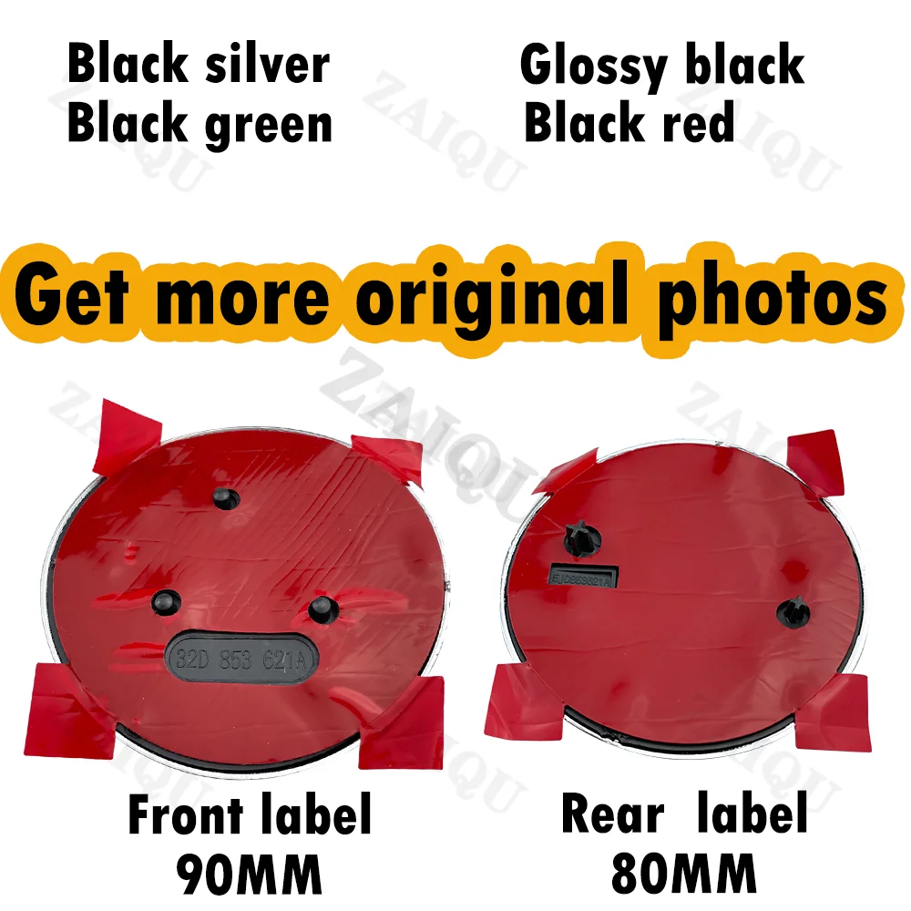 

Внешний логотип Skoda Fabia 1 2 Octavia A7 RS Superb Rapid Yeti Karoq Vision, 80/90 мм, значок на переднюю капот автомобиля, наклейка на багажник