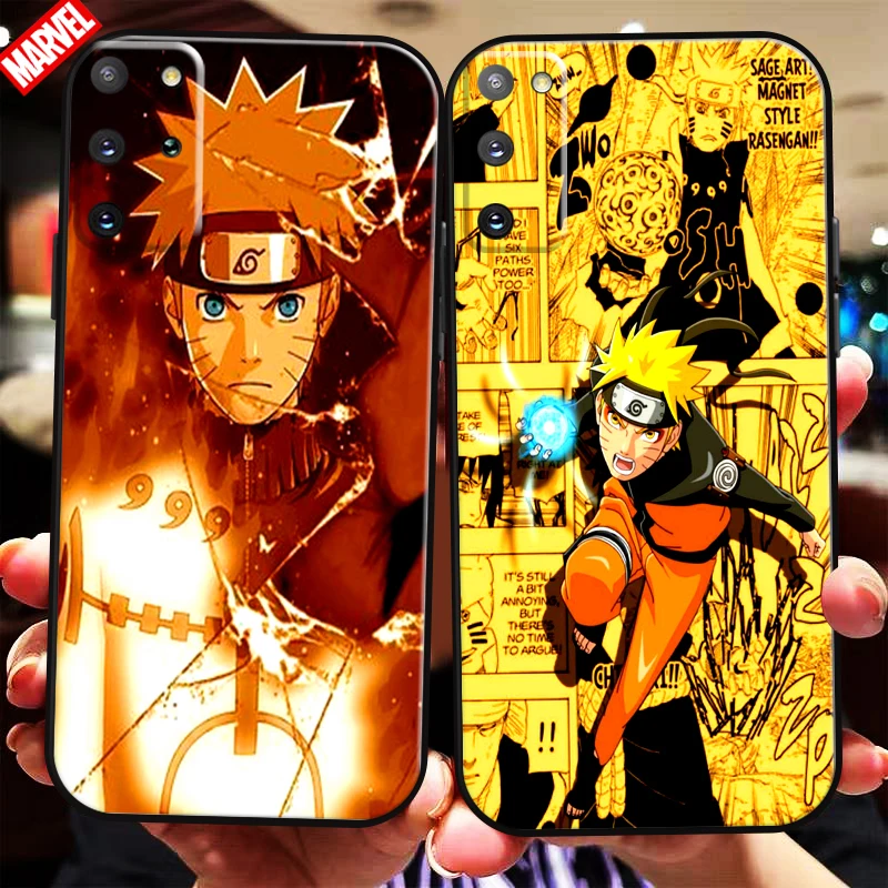 

Naruto Anime For Samsung Galaxy S22 S21 S20 Ultra FE 5G S22 S21 S20 S10 10E S9 S8 Plus Phone Case Liquid Silicon Back Carcasa