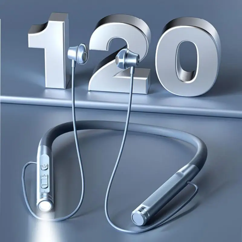 

KINGSTAR K12 Neckband Earphone Wireless Bluetooth V5.2 Headset Stereo Bass Earbuds Waterproof Sport Headphones Support TF Card