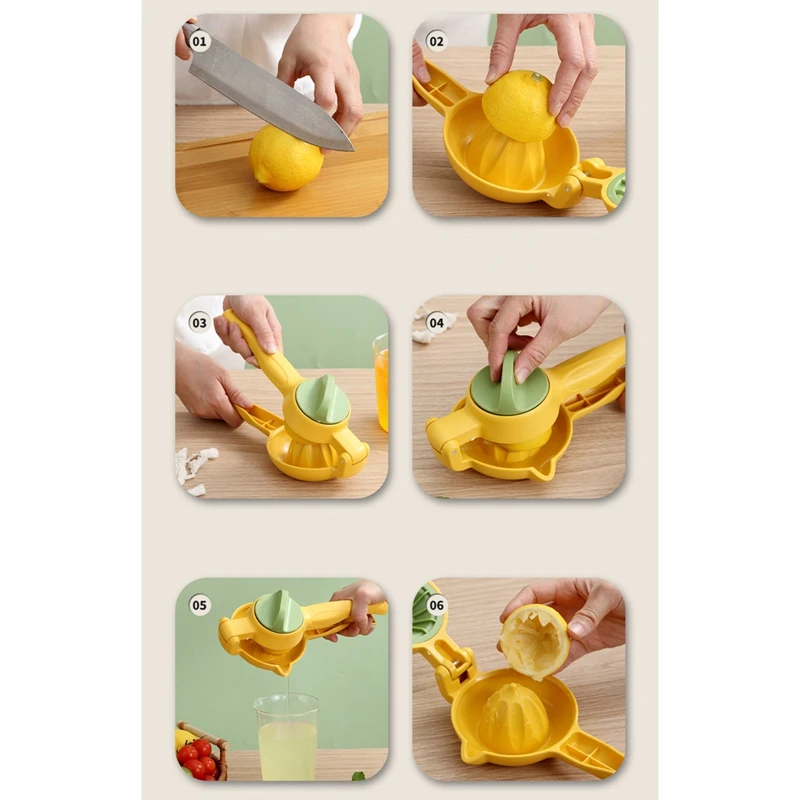 Ручная Соковыжималка Для Лимона Ручной Пресс Цитрусовых Апельсинов - Кухонный