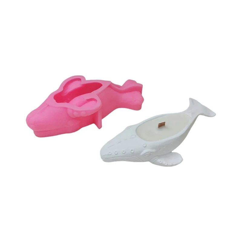 Формы для чашек свечей в форме кита формы подсвечников силиконовые основания 40