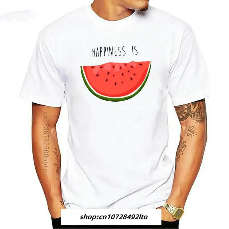 

Mens Clothing JCGO Cute Summer Women T-shirts Short Sleeve 100% Cotton Plus Size S-5XL Female Loose Casual t-shirt Watermelon Pr