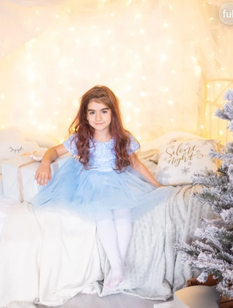 Платье принцессы с блестками праздвечерние чная детская одежда кружевное