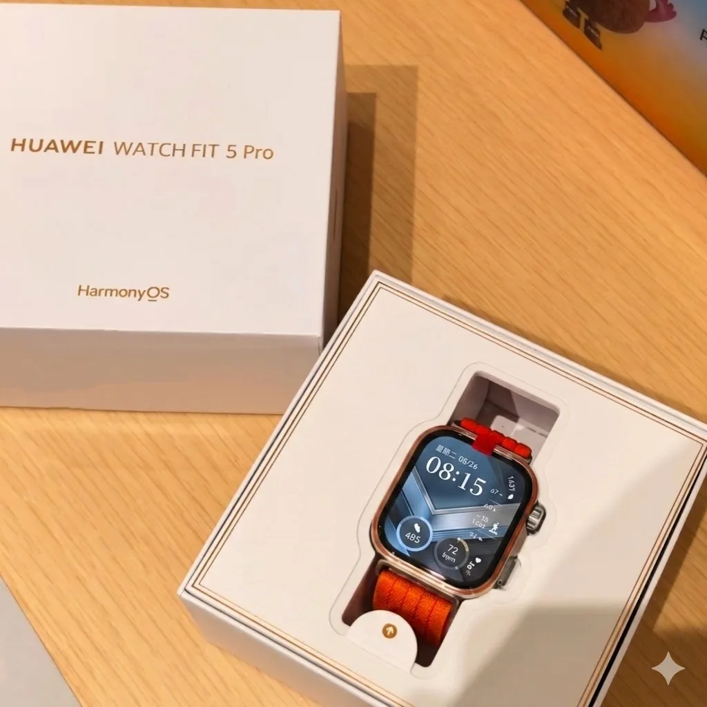 Умные часы HUAWEI Watch FIT 5 Pro, 1,92-дюймовый FullView-дисплей, до 10 дней автономной работы, для активного отдыха, совместимы с iOS и Android (art.: 3920da62fc36e) - 3920da62fc36e