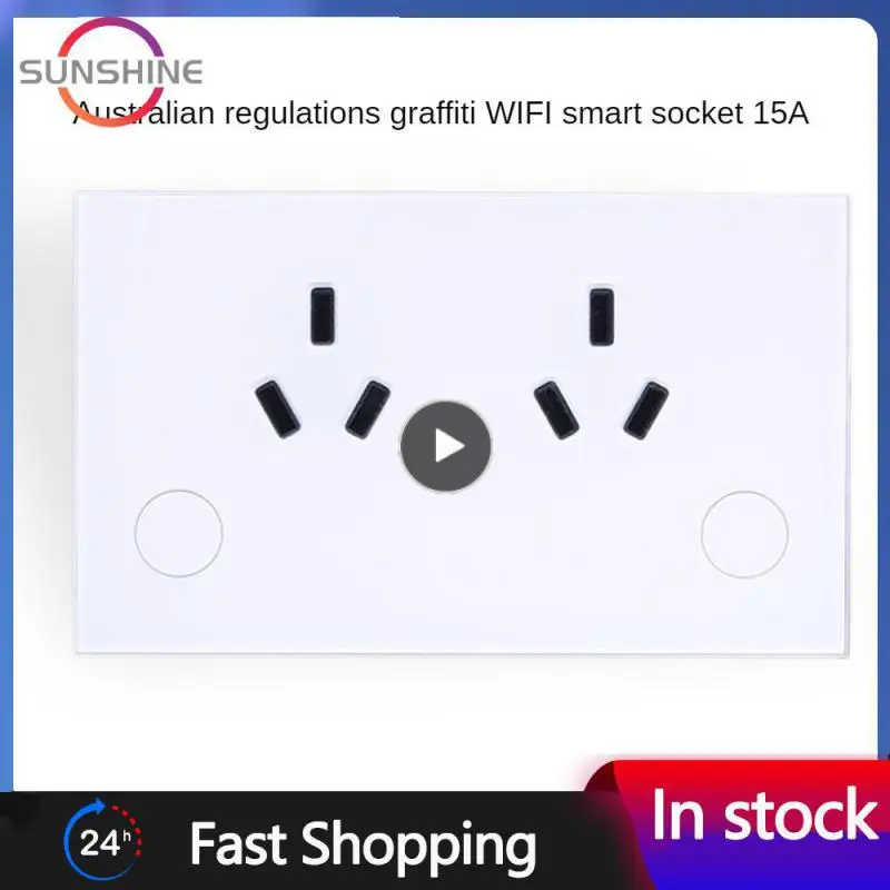 

Настройки приложения: открывайте и закрывайте задний фон, двойная розетка, 15а, стеклянная панель, нулевой пожарный провод, умная розетка Wi-Fi для умного дома