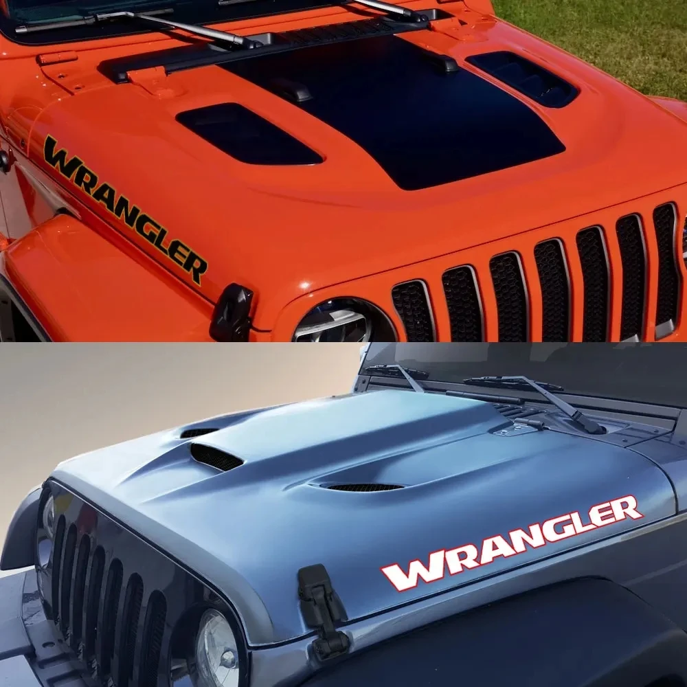 Наклейки для двигателя Jeep Wrangler JK JL TJ YJ Unlimited Sahara