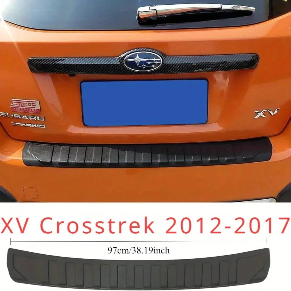 

Для Subaru XV Crosstrek Outback Forester 2013-2023 Защитная накладка на задний бампер автомобиля, устойчивая к царапинам защита двери багажника