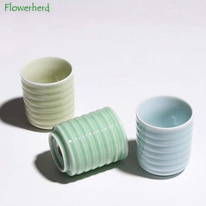 

Ceramic Porcelain Tea Cup Teaware Kung Fu Tea Set Cup Household Celadon Chinese Style
