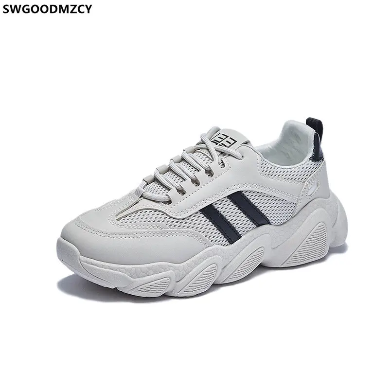 Кроссовки женские на платформе повседневная обувь для бега роскошные кеды