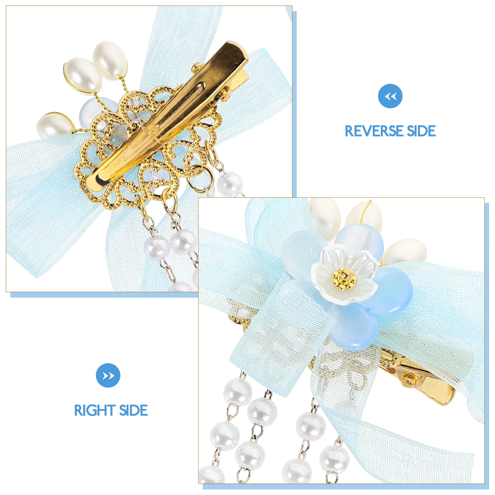 2 шт. женские заколки для волос в виде цветов