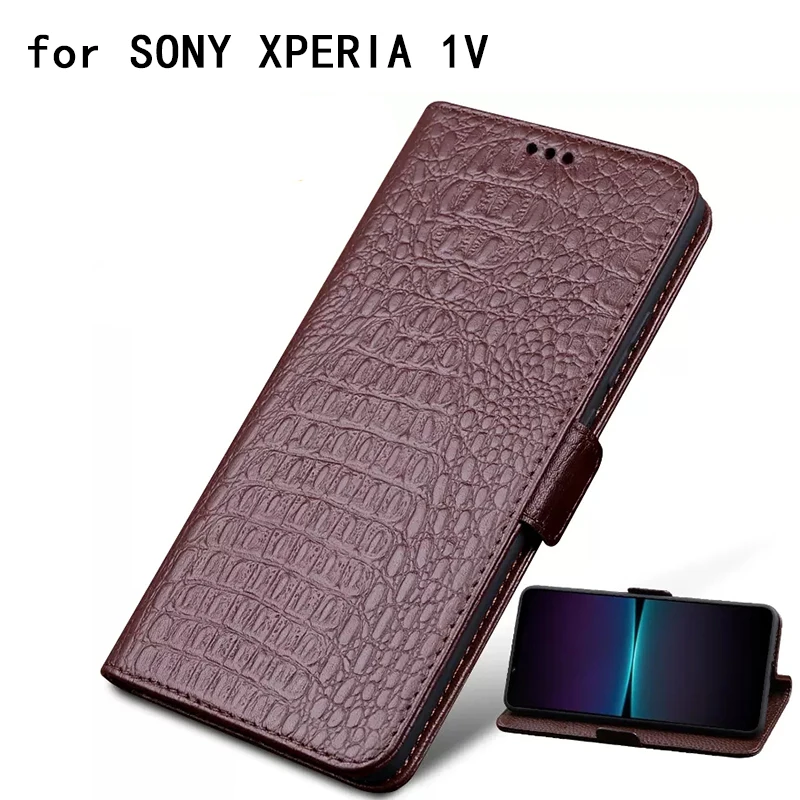 

Business Flip Wallet Case for SONY XPERIA 1V Magneic Phone Cover with Card Slot Bag for Sony Xperia1v Funda Skin cases covers