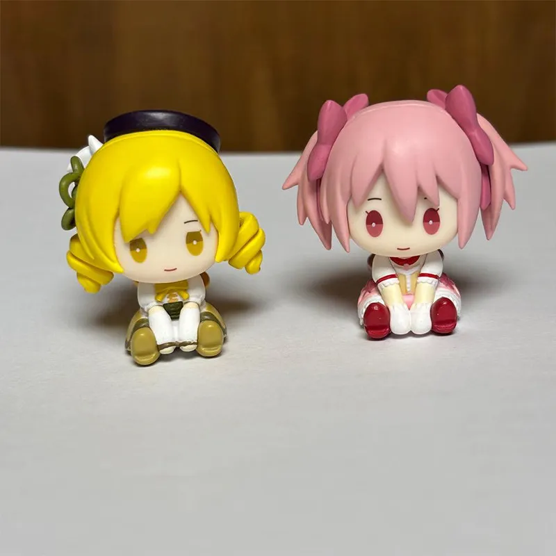 Фото Оригинальная коллекционная фигурка BUSHIROAD Puella Magi Madoka Magica Wind-Up Sitting Gashapon: Мадока, Хомура, Мами, Кёко, Саяка – подарок для коллекционеров №4