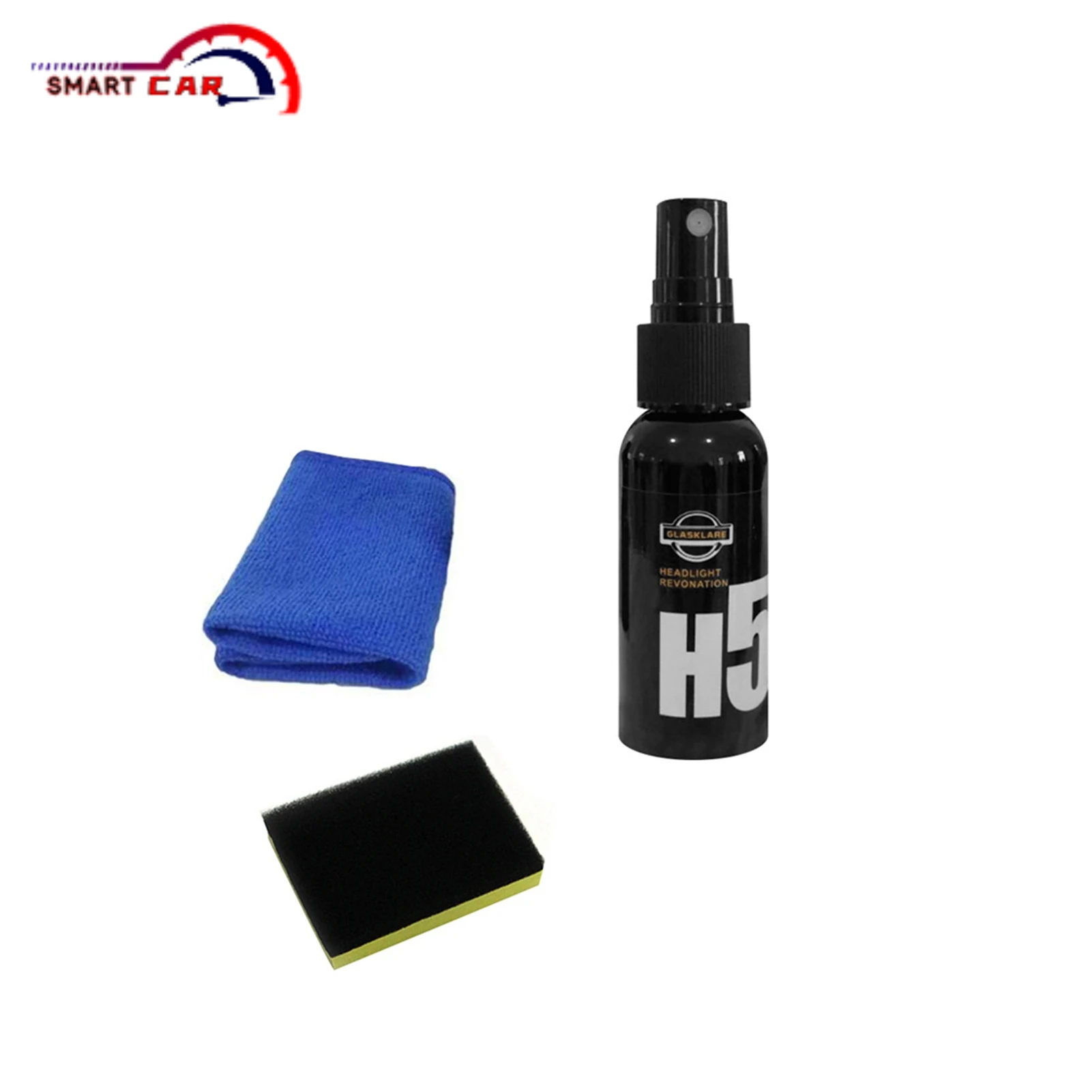 

50ml Car Headlight Repair Refurbishment Liquid Auto Headlight Restoration Agent Kit Scratches Lamp Renovation Agent Polishing