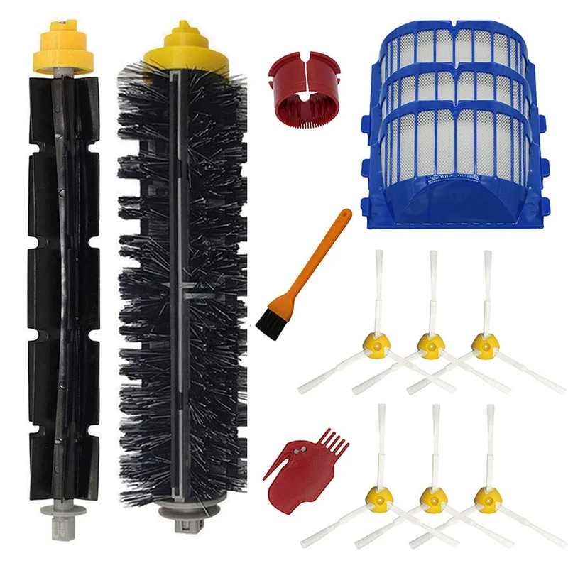 

Vacuums Cleaner Spare Parts Kit Main Brush Side Brush HEPA Filter For Irobot Roomba 600Series 630 650