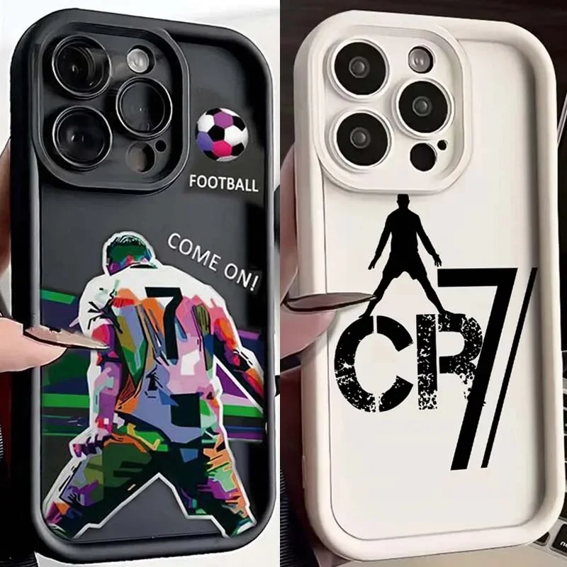 Mr Football C-cR7-R-Ronaldos Case For OPPO A3X Reno 12 A3 Pro 12F 11F A60 A78 A58 A5S A3S Cover Funda Silicone Shockproof