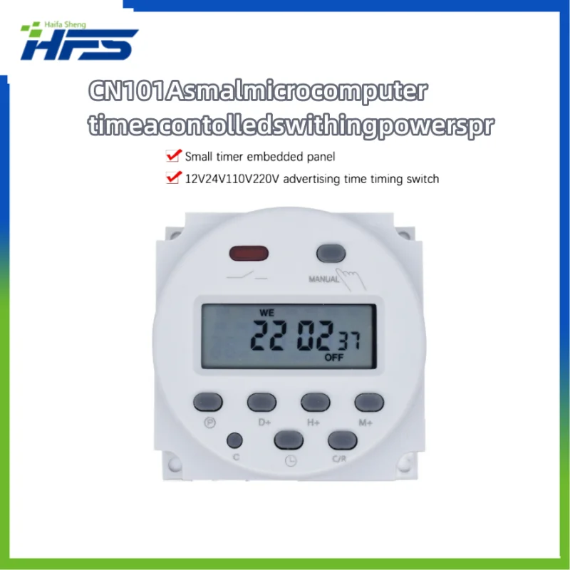 

Digital LCD Mini Programmable Time Switch Relay, Timer Switch, Week Power, CN101A, AC DC, 12V, 24V, 110V, 120V, 220V, 230V, 240V