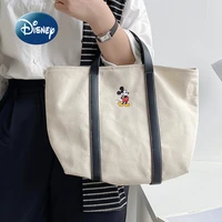 disney original mickey 2022 new ladies handbag luxury brand fashion womens bag large capacity cartoon cute travel canvas bag