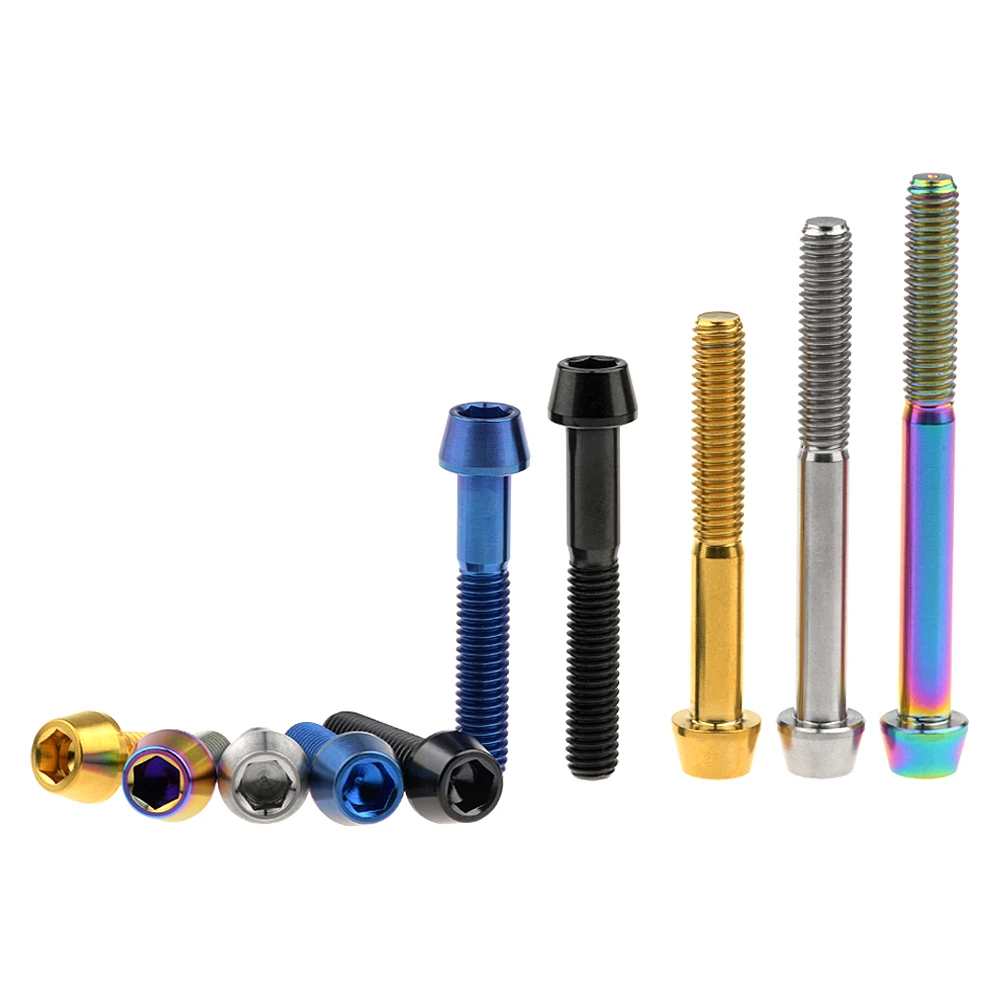 Xingxi 5 шт. M5x 9 16 18 20 25 30 35 40 45 50 55 60 мм шестигранный ключ коническая головка болт винт