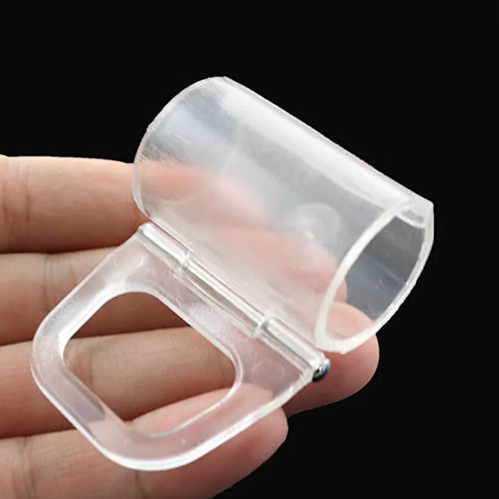 4 шт. прозрачные зажимы для балдахинов горизонтальный декор шторки ручка затвора