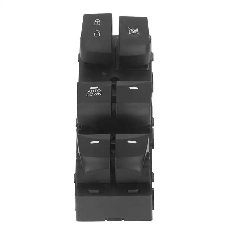 Window Lift Control Switch 93570 3X000 Left Driver Master Door Black Robust for Car | Parking Brake