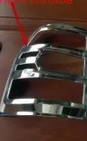 

2 шт. рамка заднего фонаря V97 для Pajero, крышка заднего фонаря для Montero v93, защита сигнала для Shogun, хромированная или черная