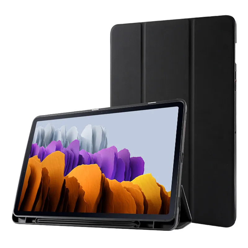 

With Pencil Holder Case for Samsung Galaxy Tab S8/Tab S7 11 Inch SM-X700/X706/T870/T875/T878 Cover Slim Folio Stand Tablet Cover
