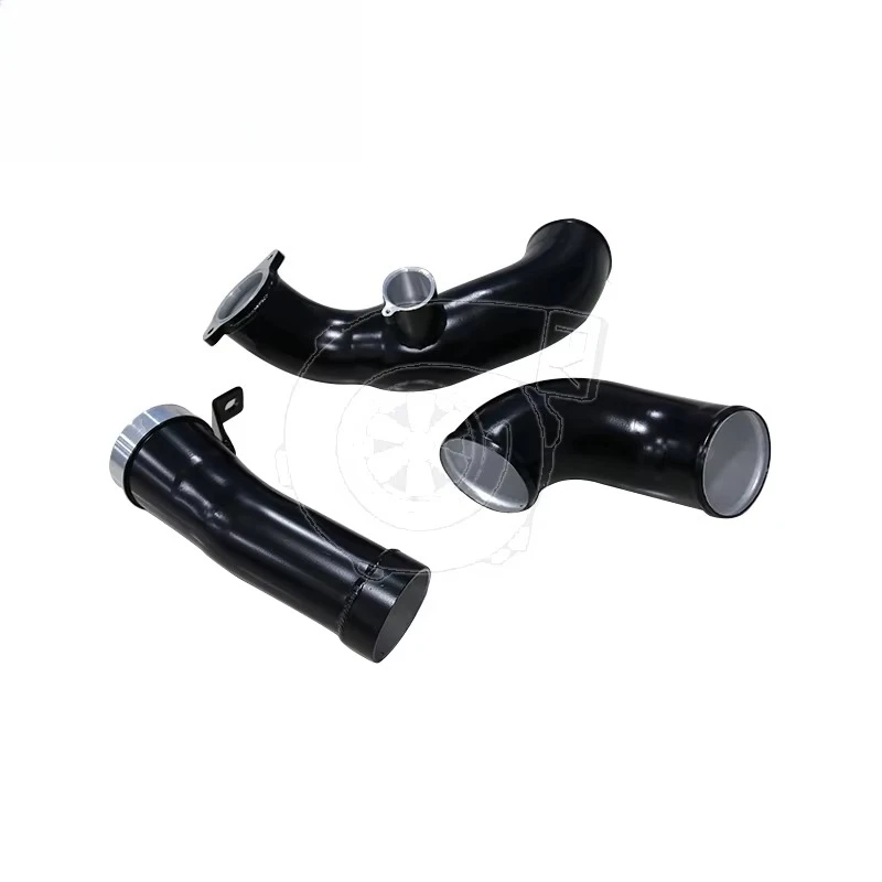 Фото Турбо-впускная труба High Flow в стиле M Performance для BMW M3 F80 M4 F82 F83 с двигателем S55 2014+ — улучшенный воздухозаборник №4
