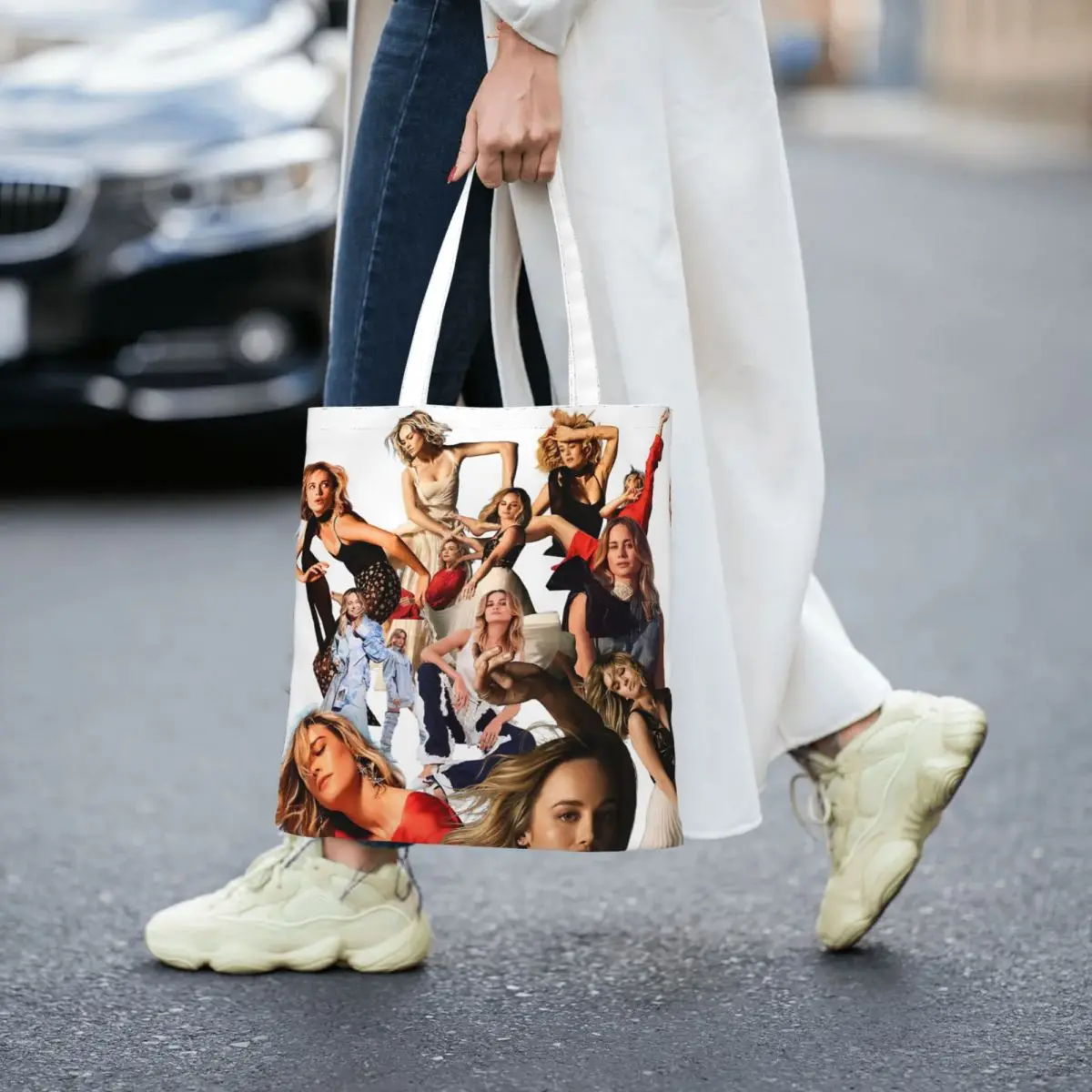 Brie Totes Canvas Handbag Women Canvas Shopping Bag