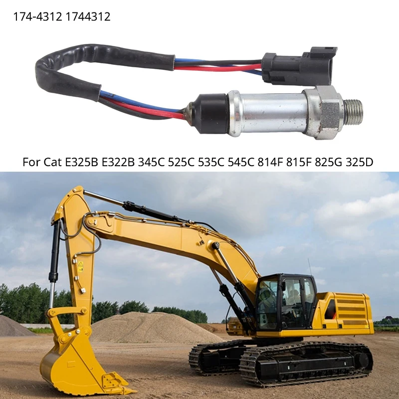 Реле давления экскаваторов 174-4312 1744312 Для Cat E325B E322B 345C 525C 535C 545C 814F 815F 825G 325D