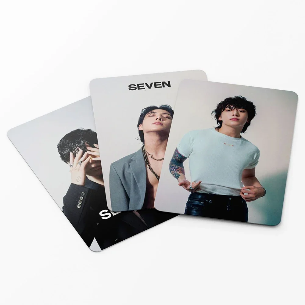 55 шт./коробка фотокарты Kpop Seven Solo