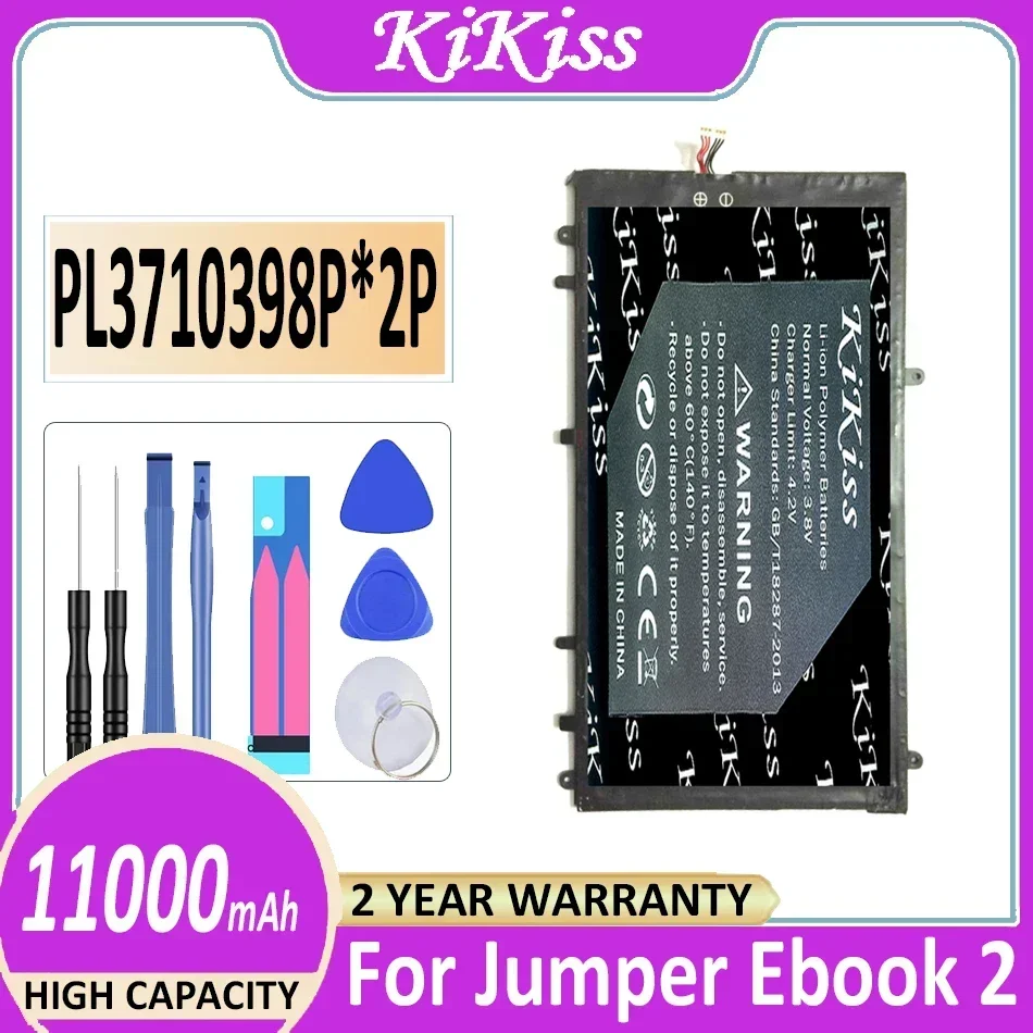 Аккумулятор KiKiss PL3710398P * 2P 11000 мАч для Jumper Se 12 Se12 4G Ebook 2 Ebook2 ноутбука и ПК