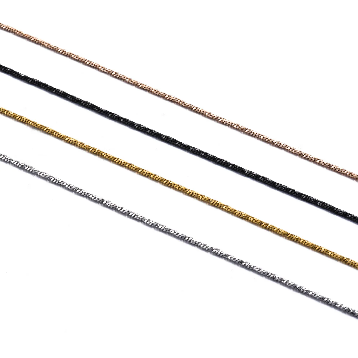 Модное изысканное ожерелье скрученная квадратная змеиная цепь ювелирные