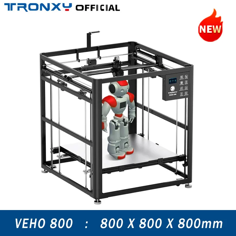 

3D-принтер Tronxy, большой размер, 800x800x800 мм, 320 градусов