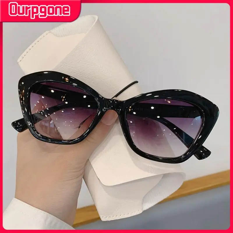 

Uv Protection Shades Goggle Cateye Retro Sunglasses Brand Designer Fashion Leopard Print Goggles Unique Cat Eye Sunglasses