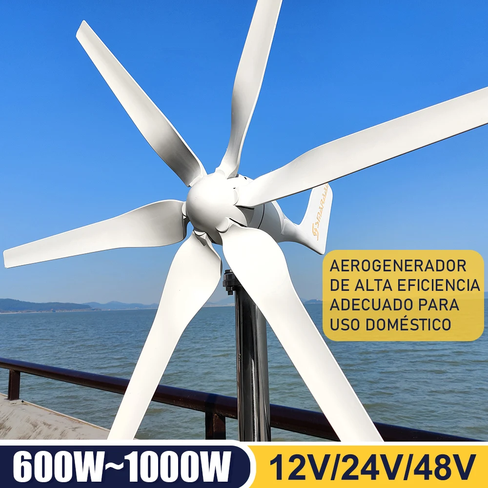 

Ветряная Турбина, генератор 12 В 24 в 48 в 400 Вт 600 Вт 800 Вт, ветряные мельницы с бесплатной альтернативной энергией с гибридным контроллером MPPT, 3/...