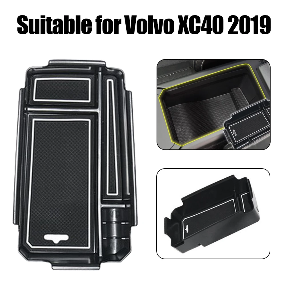 

None Storage Box Car Truck 1pc Car Parts Interior Accessories Plastic For Volvo XC40 2019 Storage Box Brand New