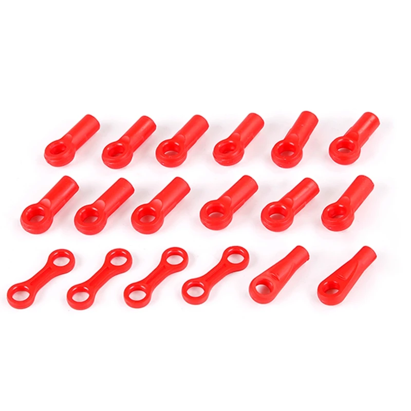 

High Strength Nylon Ball Buckle Connector Kits Set for 1/5 Scale Truck LOSI 5IVE Rovan LT Rc Car Truck Parts NEW,Red